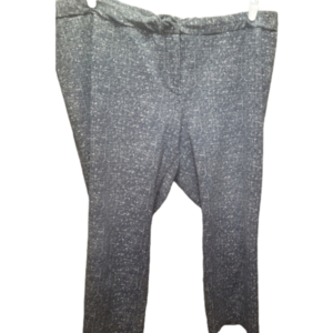 Amanda & Chelsea gray and white zip front dress pants 20w